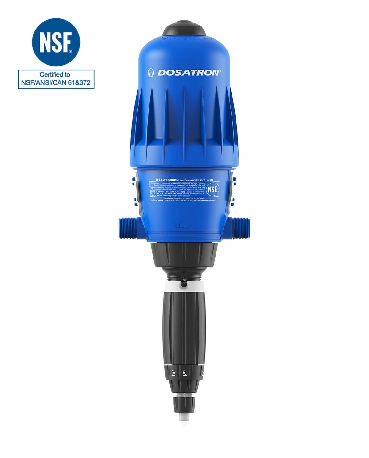 D14WL3000 - 14 GPM Water Treatment Chemical Injector - Image 1