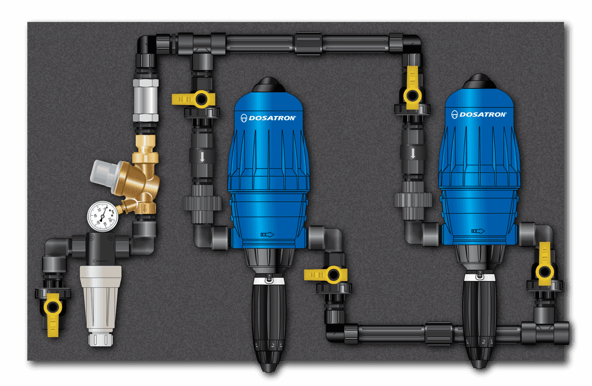 Dual Unit Sanitizer Blending System with Backup - Image 1