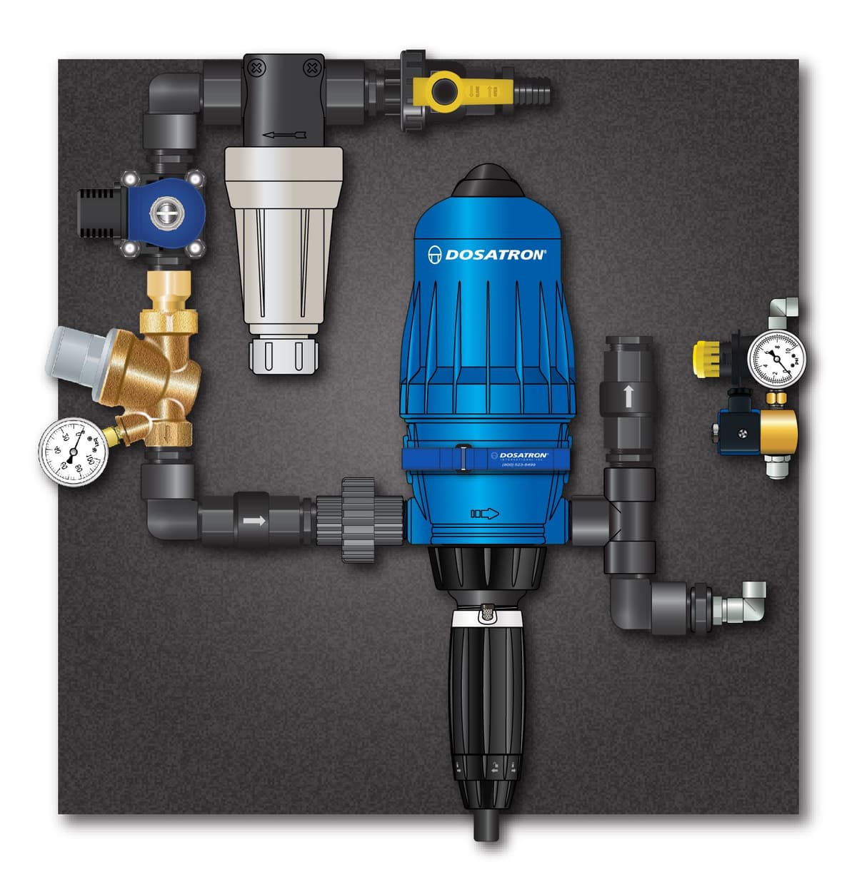Single Unit Carwash Chemical Blending System with D14MZ2VFDII - Image 1