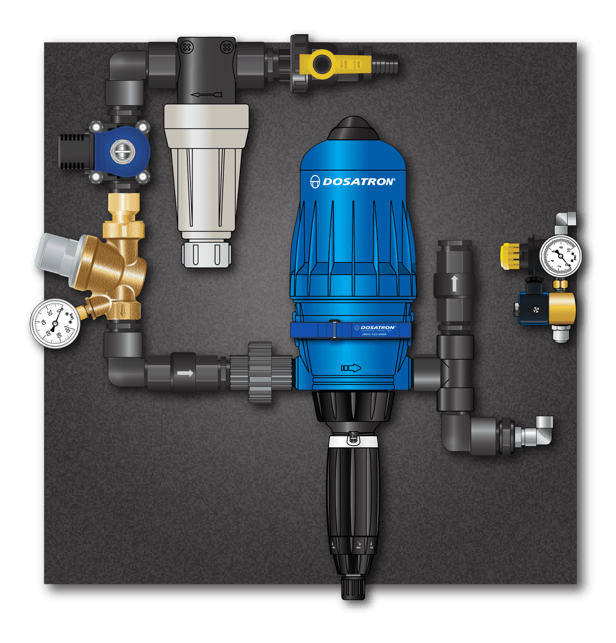 Single Unit Carwash Chemical Blending System with D14MZ3000VFDII - Image 1