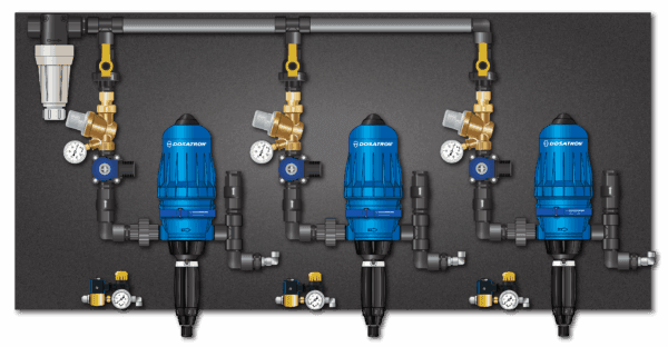 Triple Unit Carwash Chemical Blending System with D14MZ3000VFDII - Image 1