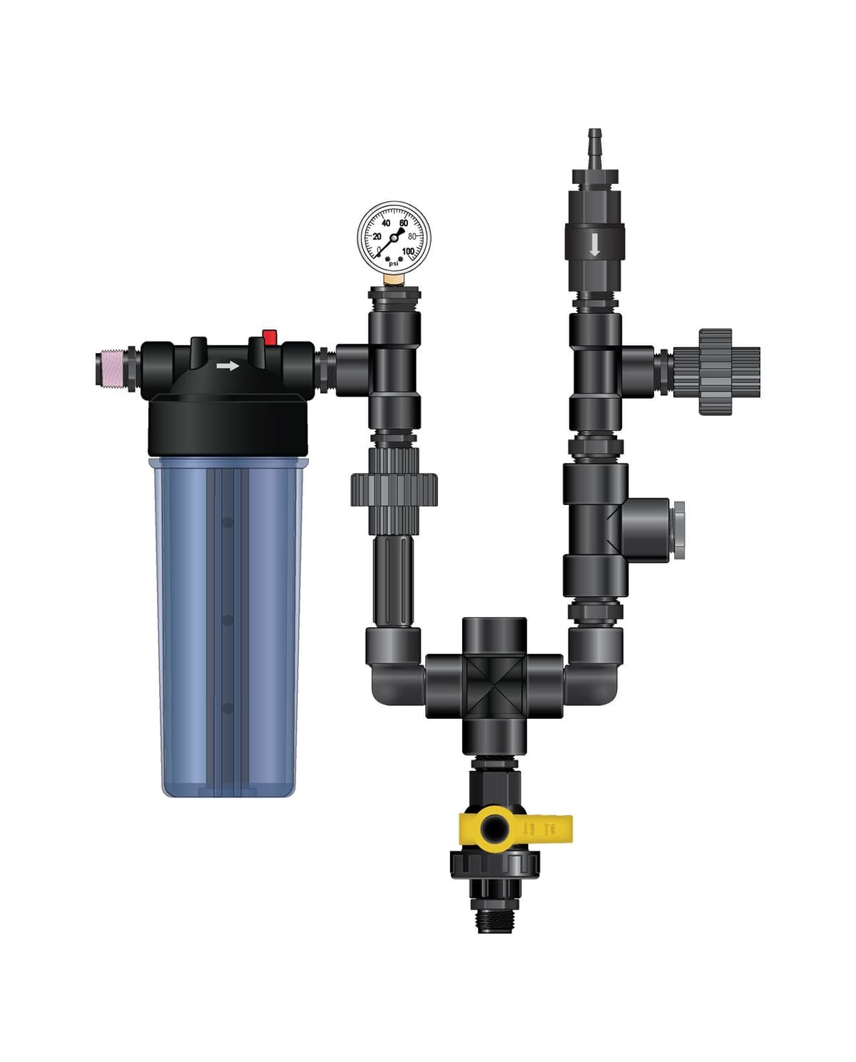 Lo-Flo No-Monitor Kit - Water-Powered Nutrient Delivery System - Image 1