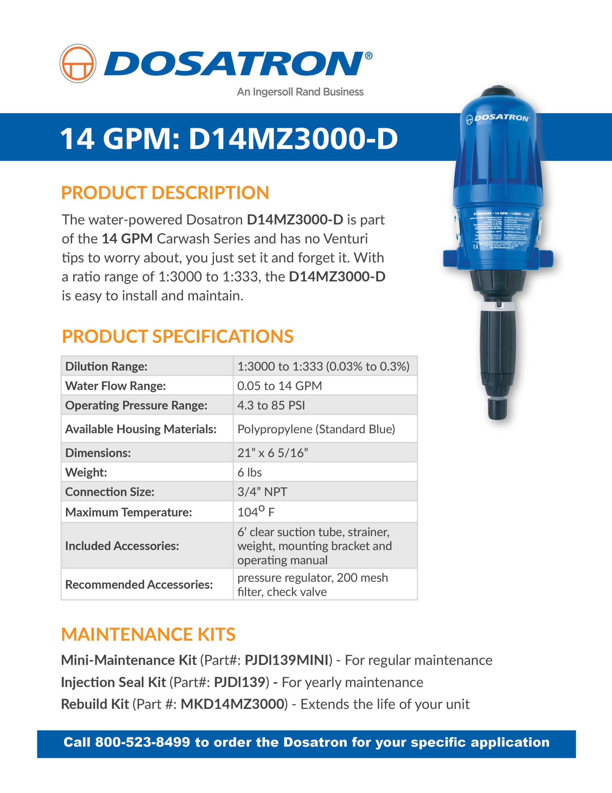 Specification Sheet