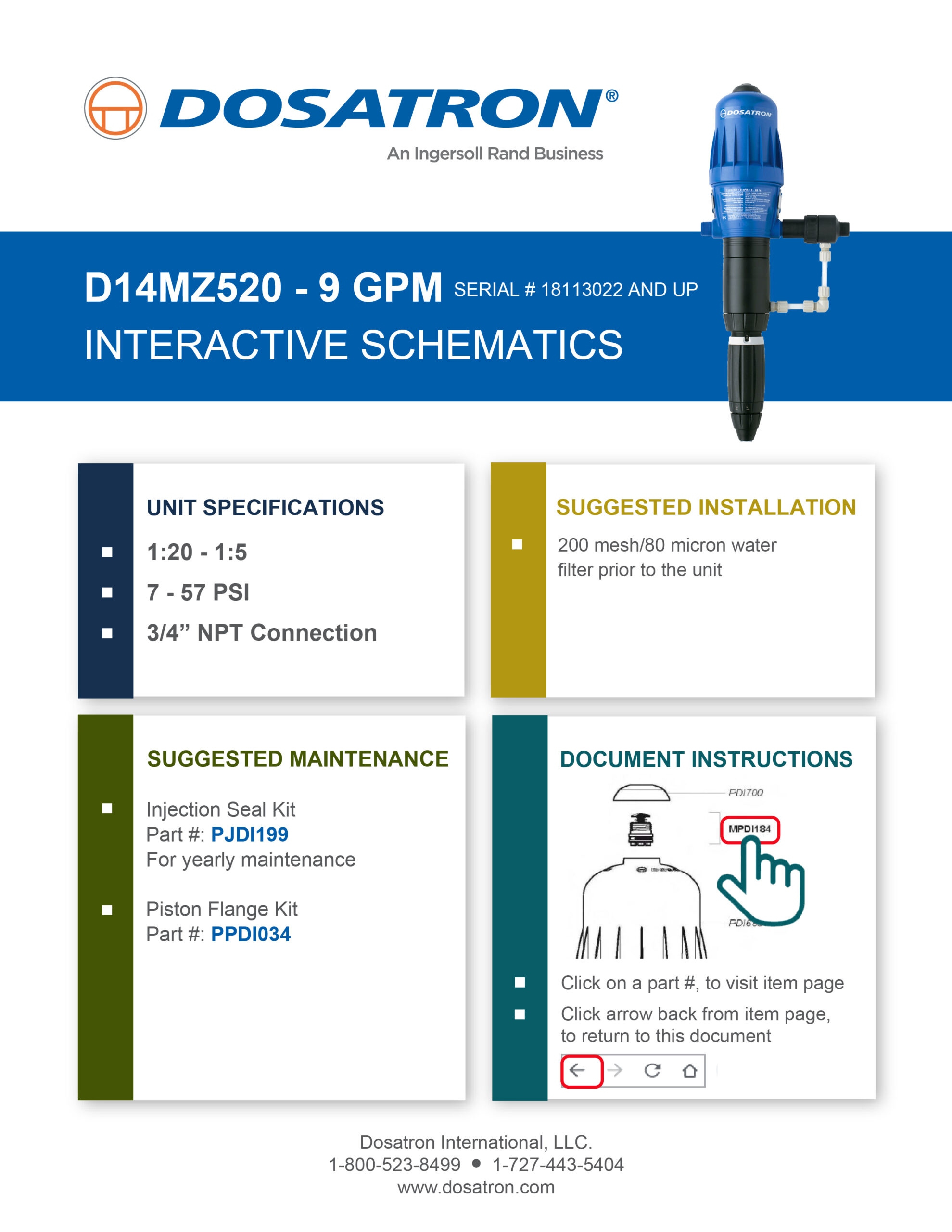 Interactive Schematics (Serial Numbers 18113022 and Up)