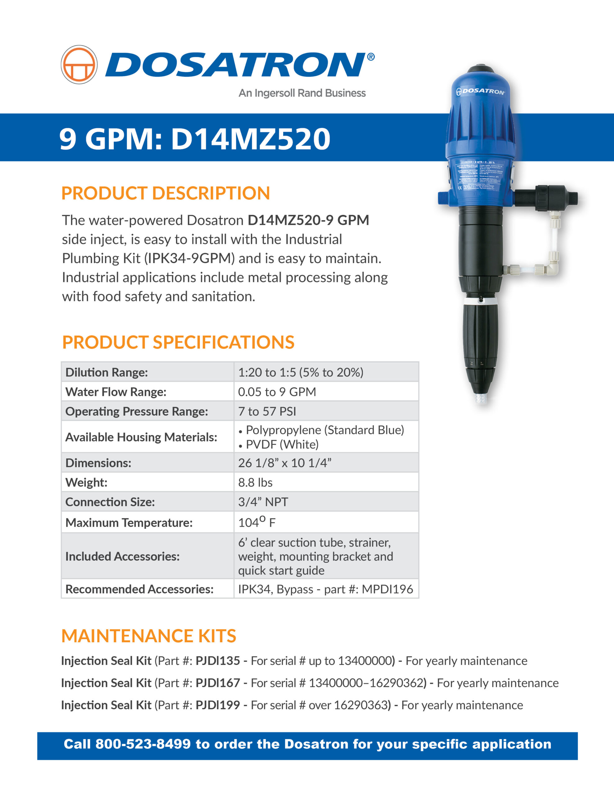 Specification Sheet