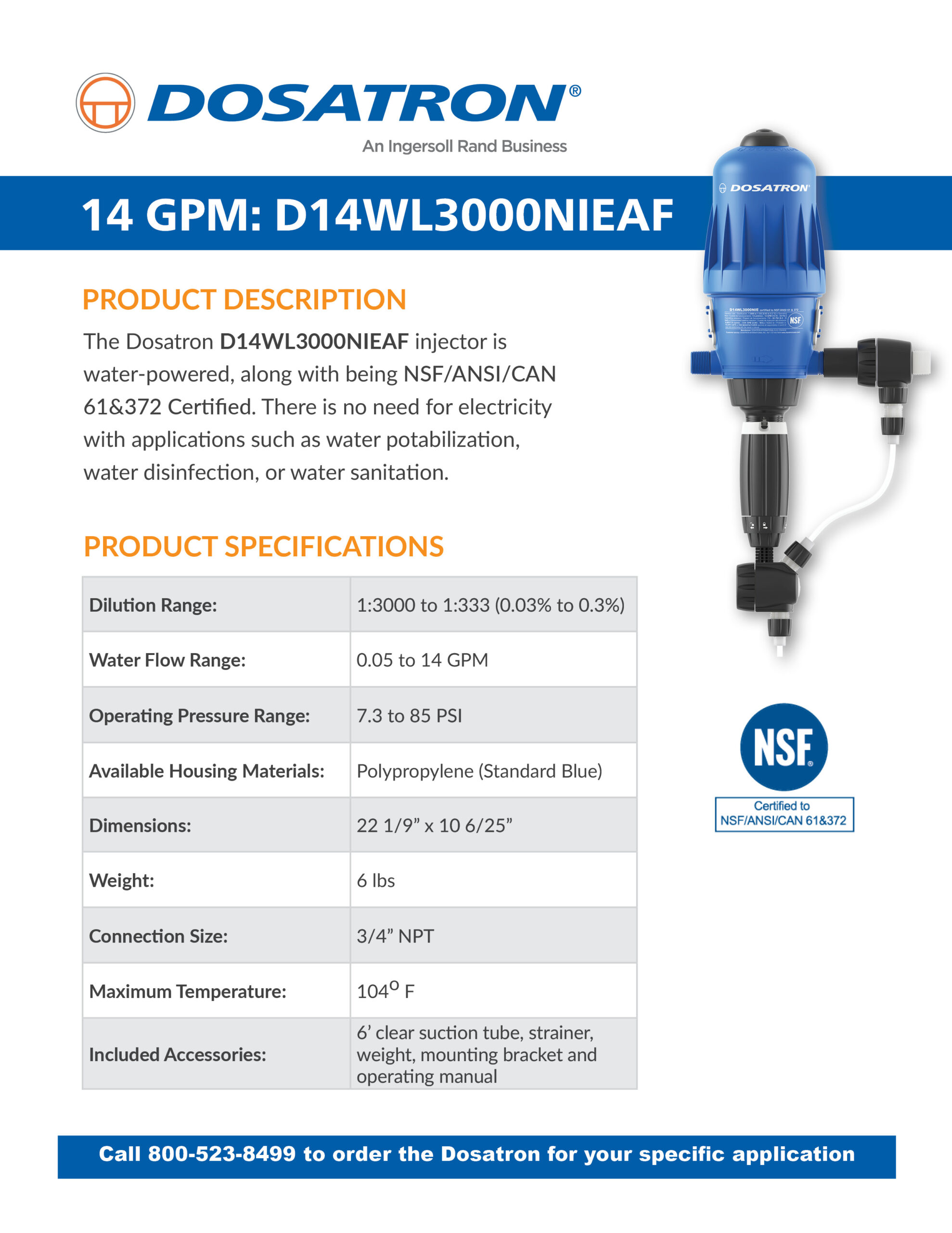 Specification Sheet