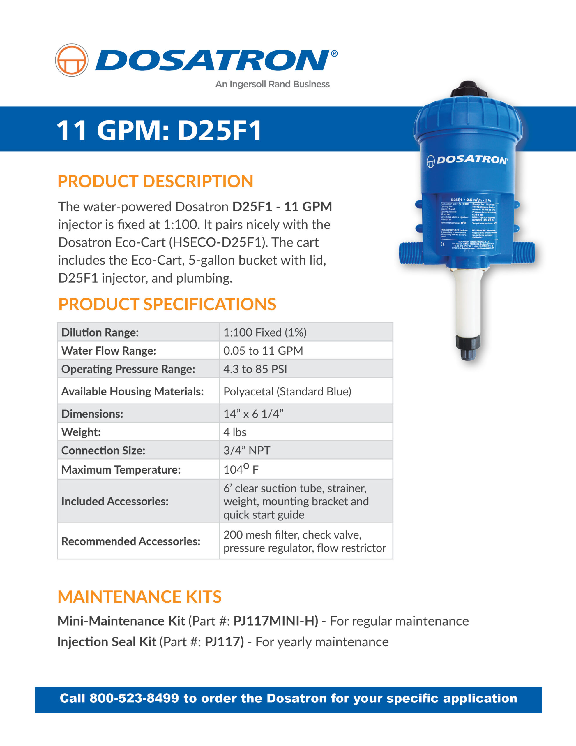Specification Sheet