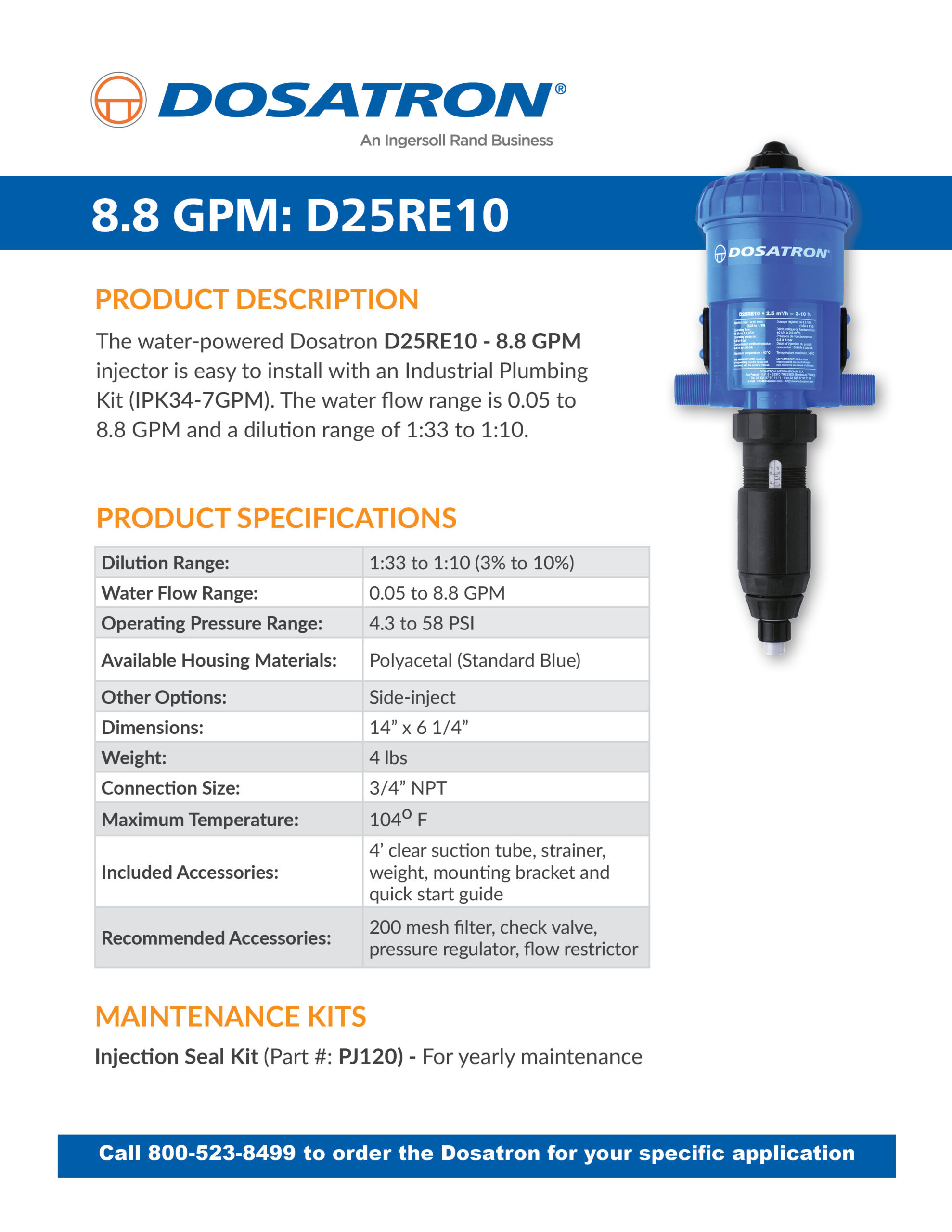 Specification Sheet