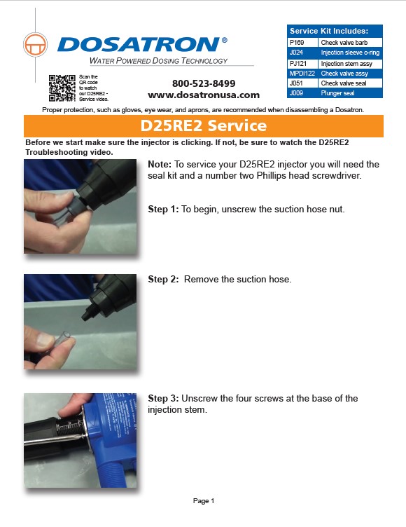 Service Steps
