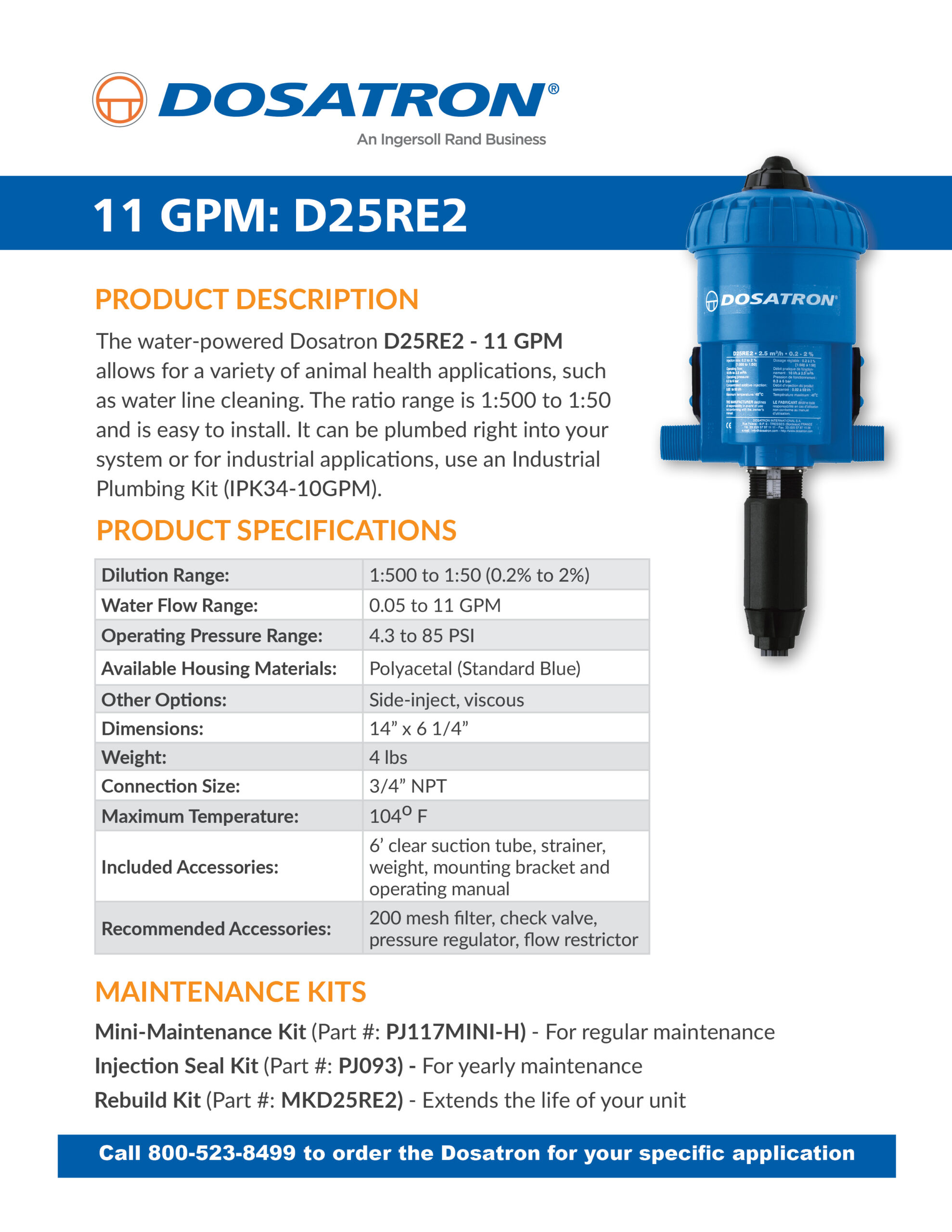 Specification Sheet