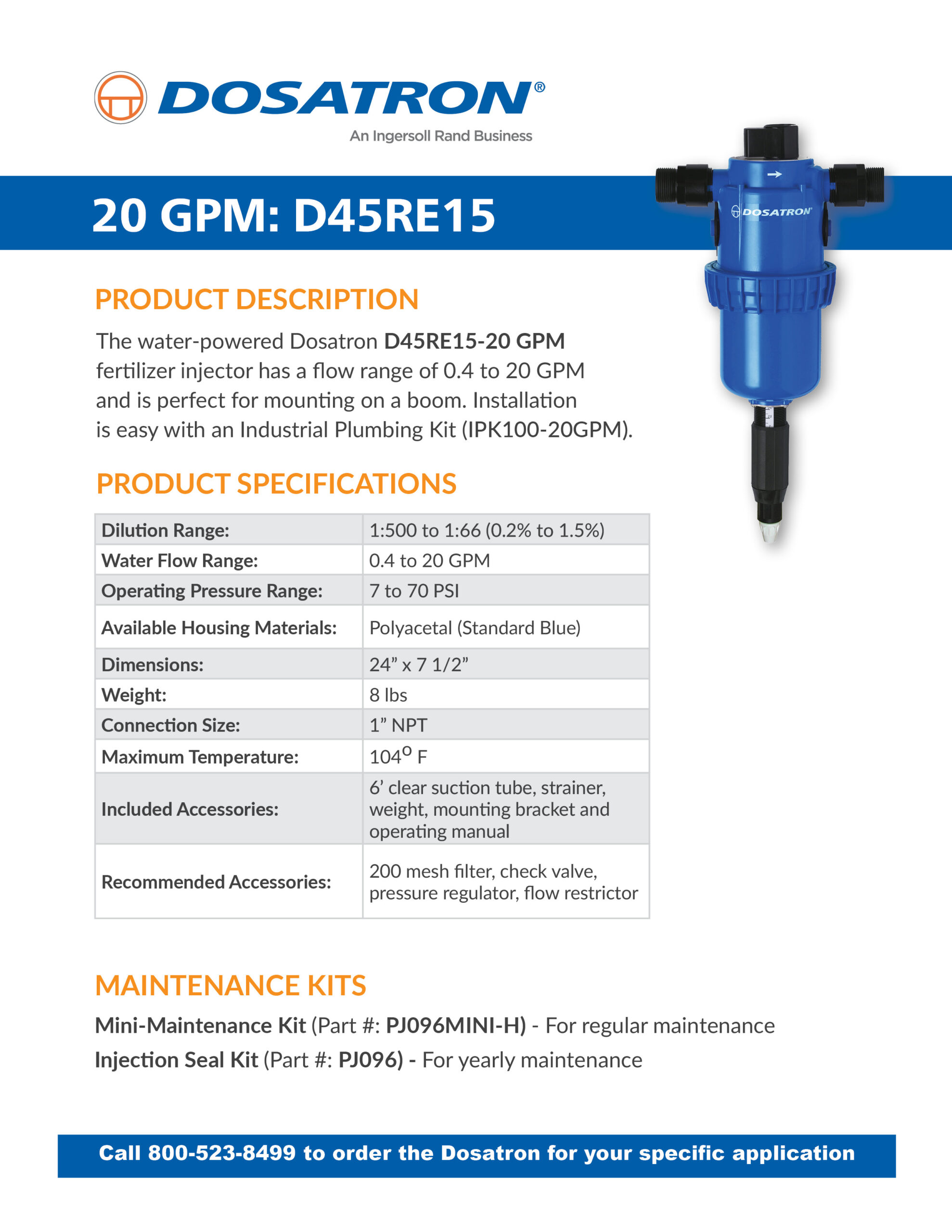 Specification Sheet