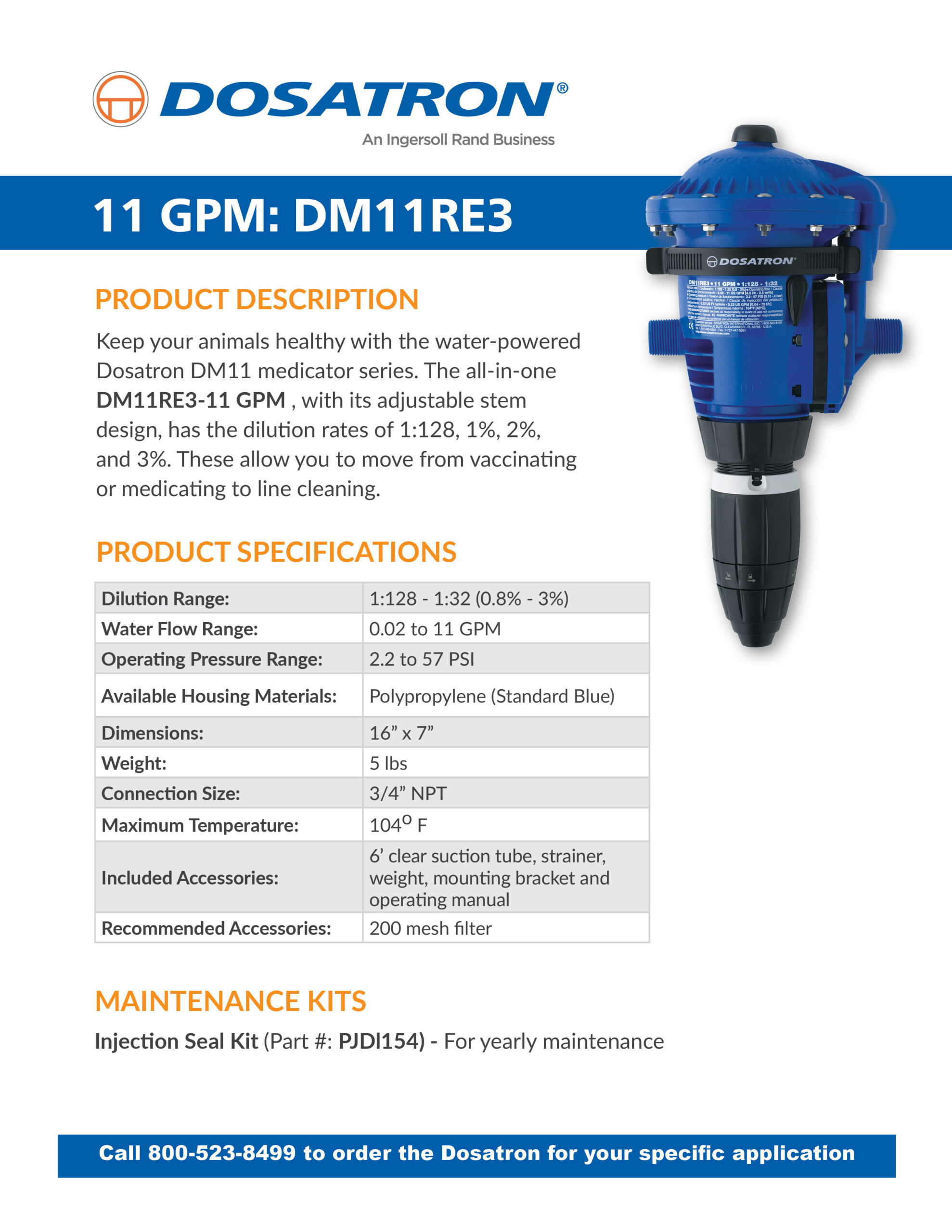Specification Sheet
