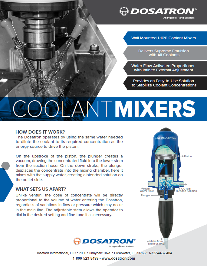 COOLANT MIXERS