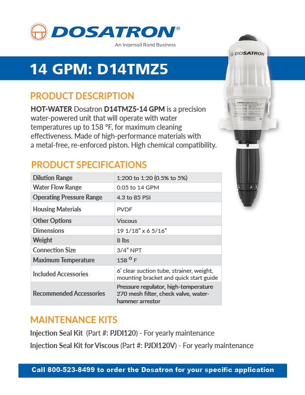 Specification Sheet