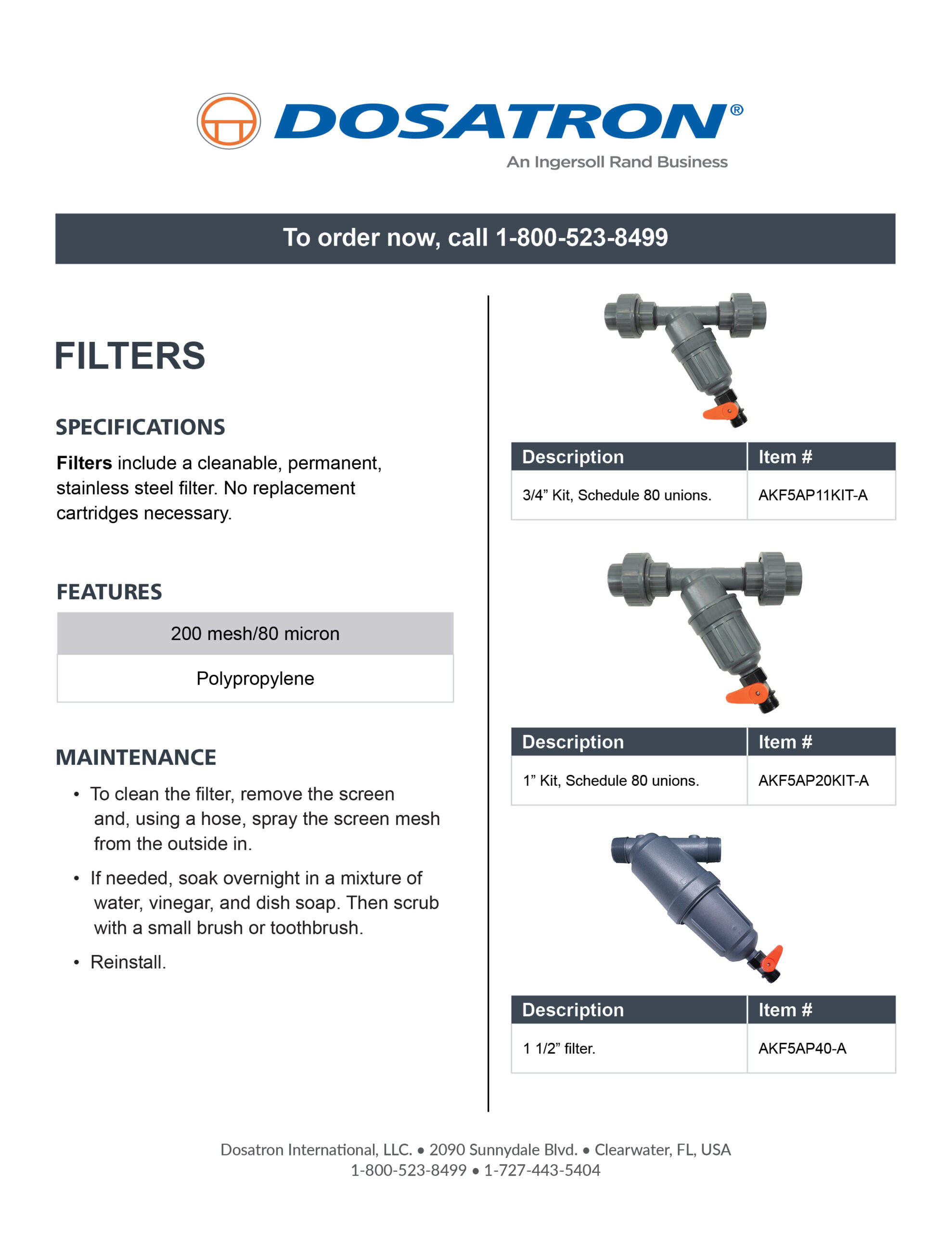 Specification Sheet