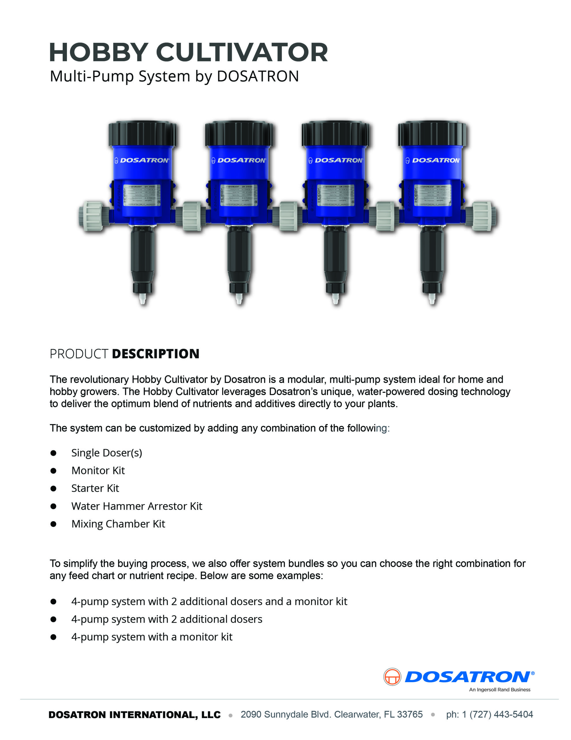 Hobby Cultivator Specs