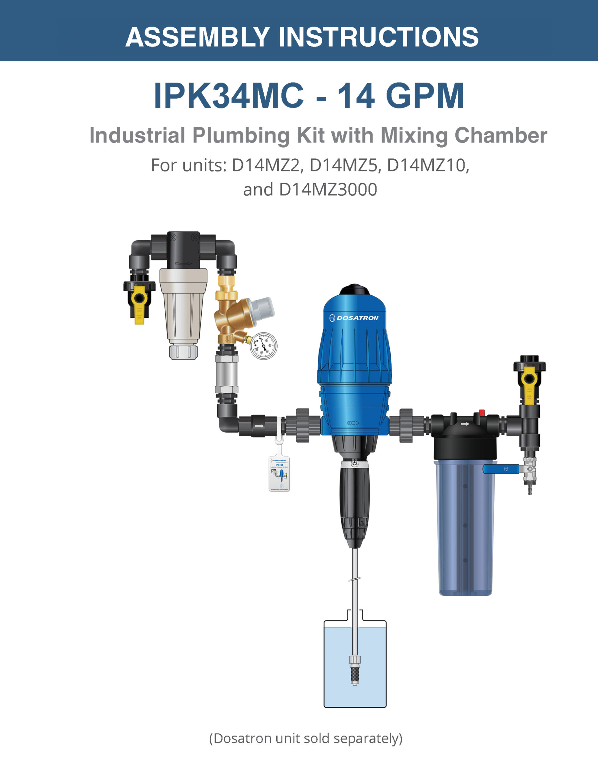IPK with Mixing Chamber - Instructions - for Industrial Applications