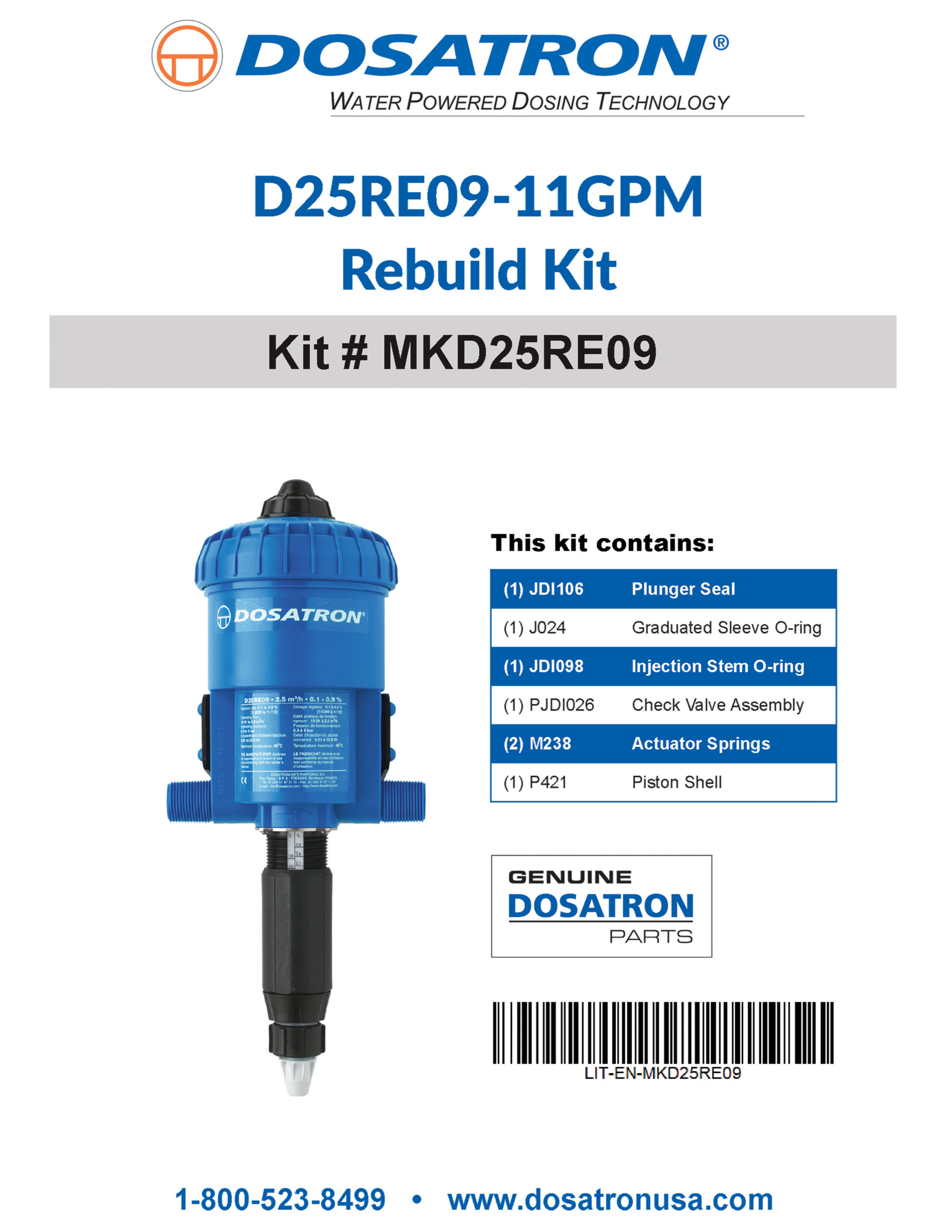 Rebuild Kit Instructions