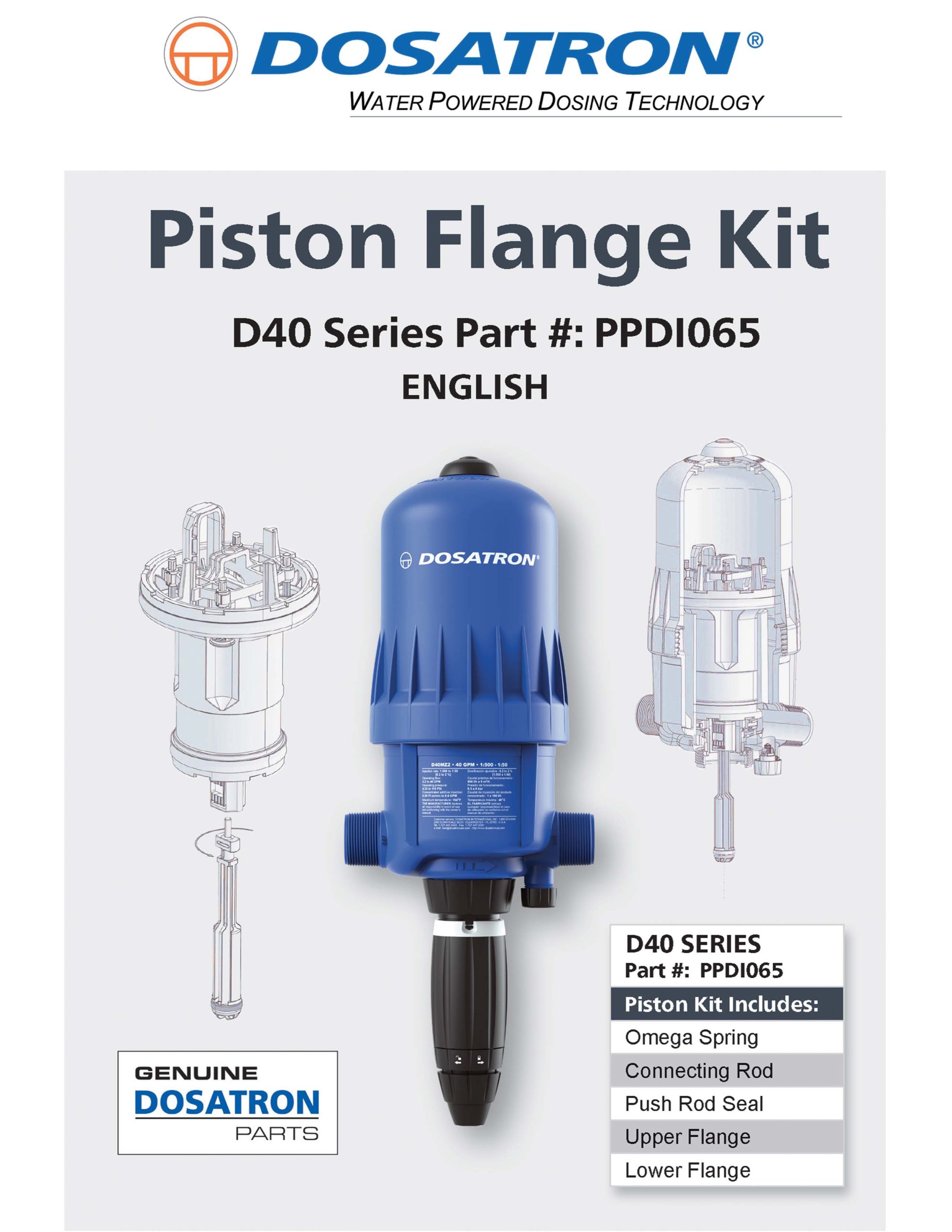 Piston Flange Kit Instructions