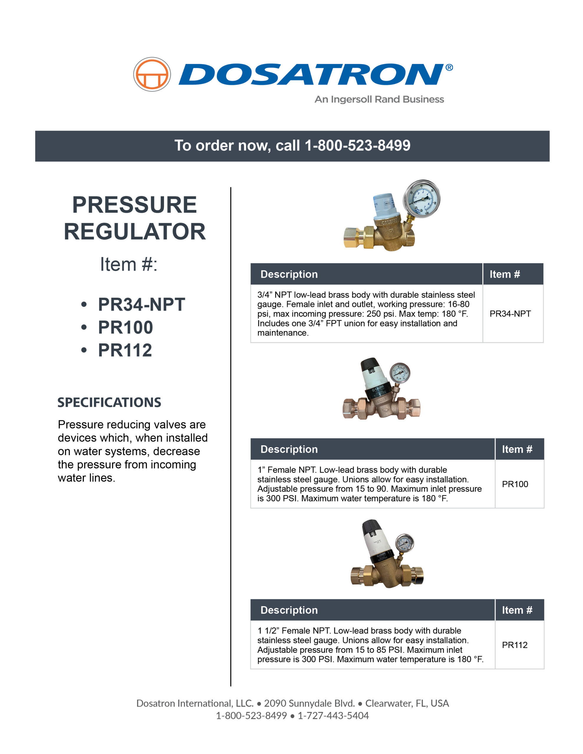 Specification Sheet