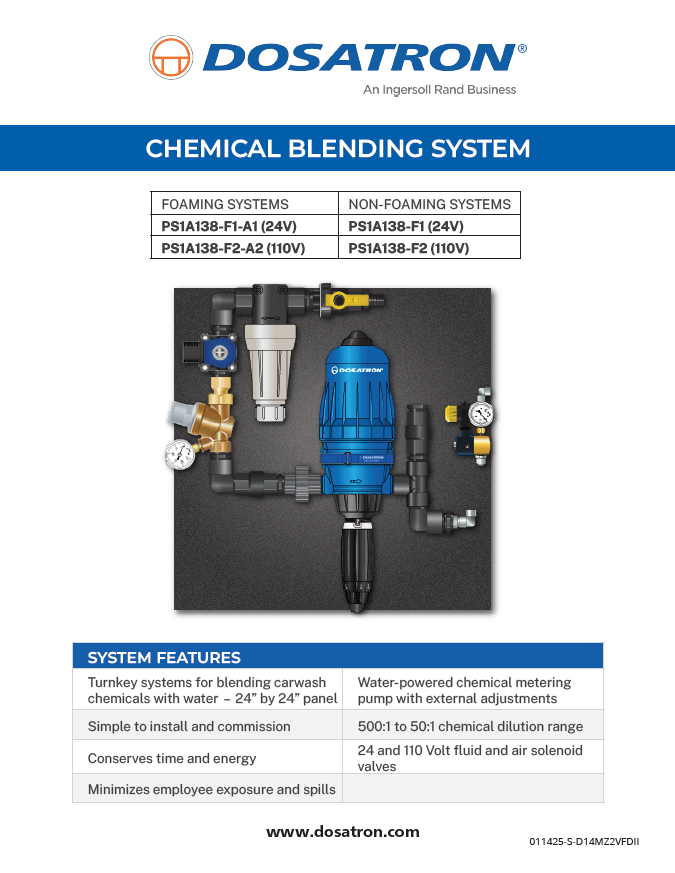 CHEMICAL BLENDING SYSTEM