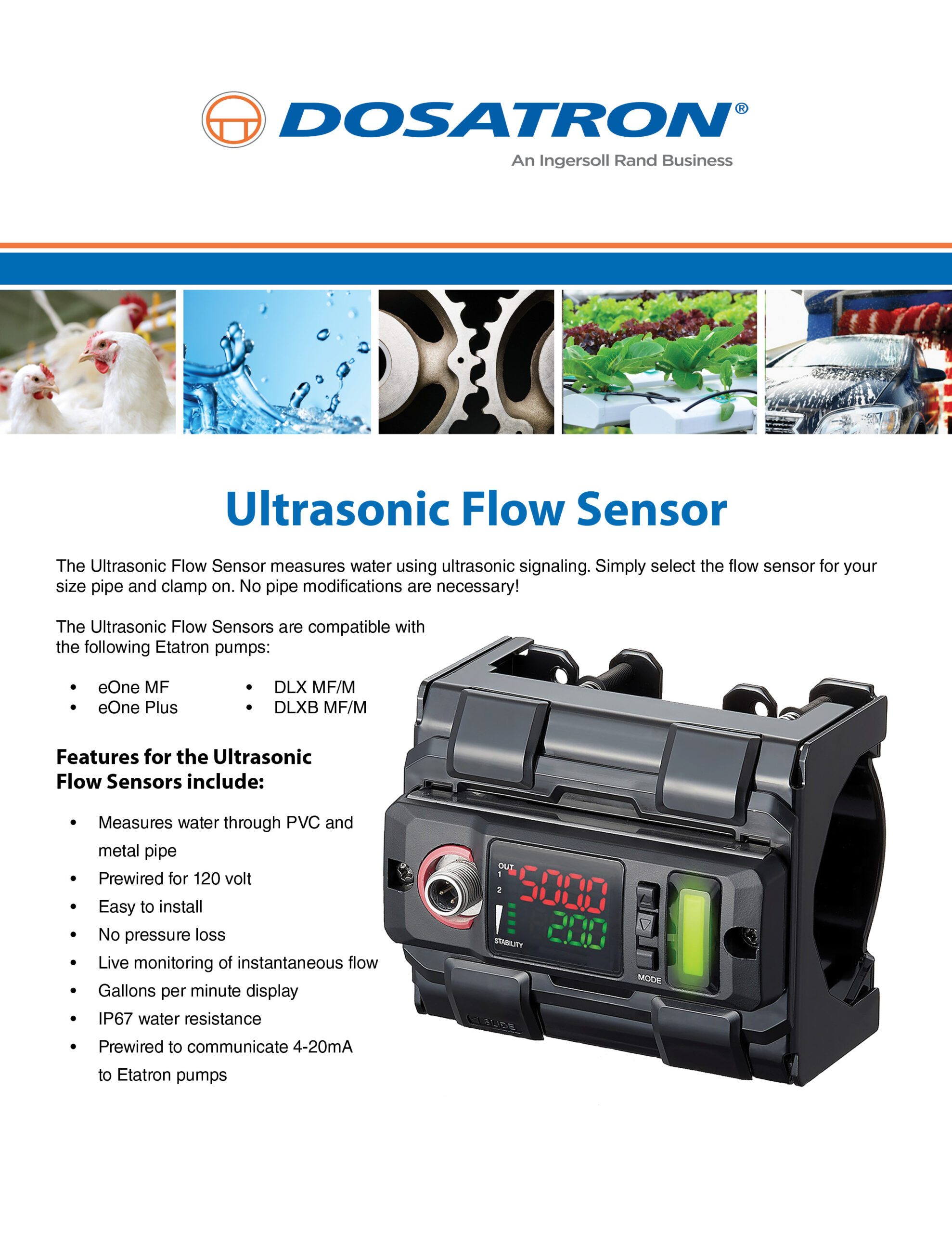Ultrasonic Flo Sensor Flyer