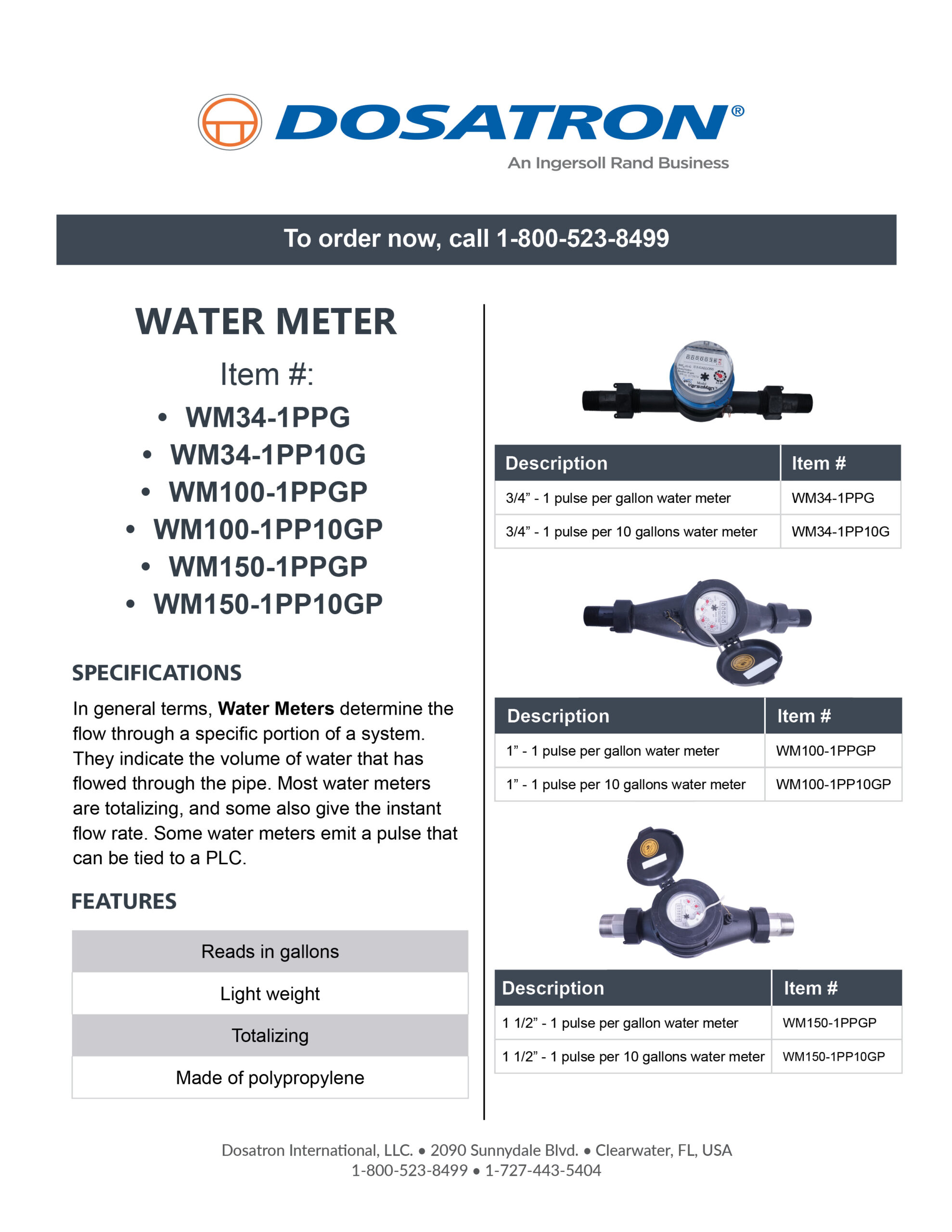 Specification Sheet