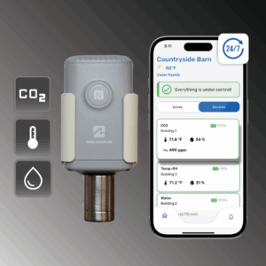 MAXIMUS Wireless CO₂, Temperature and Humidity Sensor