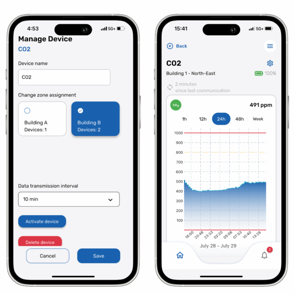MAXIMUS Wireless CO₂, Temperature and Humidity Sensor - Image 4